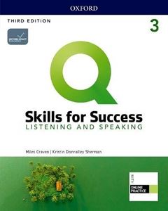 Q： Skills for Success 3／E： Listening and Speaking Level 3 Student Book with iQ Online Practice
