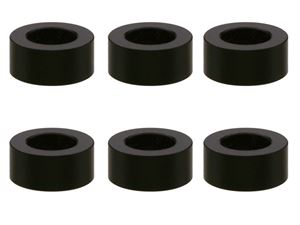 M3アルミカラー φ5.5×3×2.5t (ブラック)6個入り SGX-925BK RCパーツ