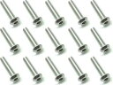 3×14 ステンレスヘックスボタンビス 15本入 NSR-314 RCパーツ