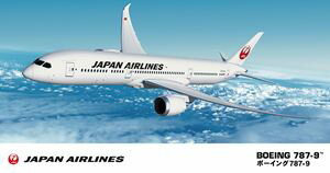 1/200 日本航空 ボーイング787-9 22 組み立て式プラモデル
