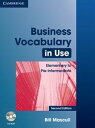 Business Vocabulary in Use 2nd Edition Elementary to Pre-Intermediate Book with Answers and CD-ROM