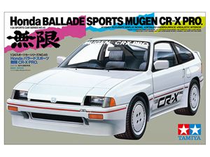 1/24 Honda バラードスポーツ 無限 CR-X PRO. 24045 組み立て式プラモデル