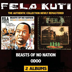 BEASTS OF NO NATION ／ O.D.O.O.CD発売日2017/1/6詳しい納期他、ご注文時はご利用案内・返品のページをご確認くださいジャンル洋楽ワールドミュージックその他　アーティストフェラ・クティFELA KUTI収録時間組枚数商品説明FELA KUTI / BEASTS OF NO NATION ／ O.D.O.O.フェラ・クティ / ビースツ・オブ・ノー・ネーション／O.D.O.O.アフロビートの創始者!今もなお語り継がれるフェラ・クティの1999年度リマスターKnitting FactoryレーベルCD盤を取り扱い開始!本作はフェラ・クティがEGYPT 80名義で1989年に発表した『ビースツ・オブ・ノー・ネーション』と『O.D.O.O.』の2 in 1盤!円熟したグルーヴがアルバム全体を覆う秀逸作「BEASTS OF NO NATION」は、植民地独立後のアフリカにおける汚職や弾圧を告発している。「O.D.O.O.」はミッド・テンポでジャズに傾倒したサウンドが特徴的だ。当時の国際政治において中心人物であった、アメリカのロナルド・レーガン、イギリスのマーガレット・サッチャー、南アフリカの政治家でアパルトヘイトを推進していたピーター・ウィレム・ボータを痛烈に批判している。アルバムのジャケット写真には角の生えた3人と、「Human Rights Is Our P収録内容1. Beats Of No Nation2. ODOO （Overtake Don Overtake Overtake）関連キーワードフェラ・クティ FELA KUTI 商品スペック 種別 CD 【輸入盤】 JAN 5051083069243登録日2016/12/26