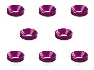 4mm アルミ皿ワッシャー パープル