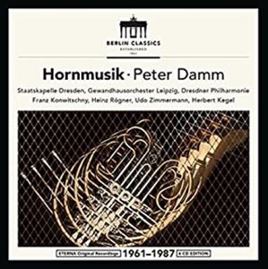 HORNMUSIK6CD発売日2017/2/24詳しい納期他、ご注文時はご利用案内・返品のページをご確認くださいジャンルクラシックその他　アーティストペーター・ダムPETER DAMM収録時間組枚数商品説明PETER DAMM / HORNMUSIKペーター・ダム / ホルン名演奏集収録内容収録曲シューマン：4本のホルンと管弦楽のためのコンツェルトシュテュックR.シュトラウス：ホルン協奏曲第1番、第2番ベートーヴェン：ホルンソナタケーラー：ホルンソナタロイター：カント・アパッショナートモーツァルト：ホルン五重奏曲、他演奏ペーター・ダム（ホルン）ハインツ・レーグナー指揮、シュターツカペレ・ドレスデンアマデウス・ウェーバージンケ（ピアノ）ルドルフ・ウルブリヒ（ヴァイオリン）ヨアヒム・ジンドラー（ヴィオラ）ヨアヒム・ウルブレヒト（ヴィオラ）クレメンス・ディルナー（チェロ）ハンスユルゲン・ショルツェ（オルガン）ペーター・レーゼル（ピアノ）ディーター・パンサ（ホルン）エドゥアルト・メルクス指揮、カペラ・サジタリアーナジークフリート・クルツ指揮、シュターツカペレ・ドレスデン関連キーワードペーター・ダム PETER DAMM 商品スペック 種別 6CD 【輸入盤】 JAN 0885470009308登録日2021/11/09