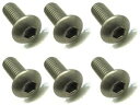 4×10 チタンヘックスボタンビス 6本入 NTR-410 RCパーツ