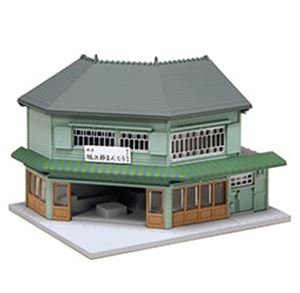 ［鉄道模型］ (Nゲージ) 23-476 木造建築の角店1（板張り・右）