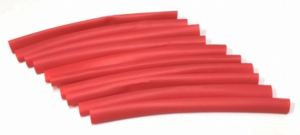 ヒートシュリンクチューブ レッド Φ5.0 10cm SS-0025RE RCパーツ