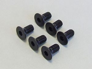 ヘックス皿ビス スチール3×6 6本入 SB1306 RCパーツ