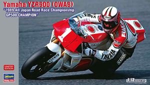 1/12 ヤマハ YZR500 (0WA8) 1989 全日本ロードレース選手権GP500 チャンピオン 21738 組み立て式プラモデル