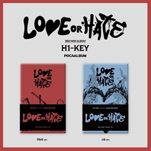 3RD MINI ALBUM ： LOVE OR HATE （POCA ALBUM） （LTD）QR CODE CARD発売日2024/6/20詳しい納期他、ご注文時はご利用案内・返品のページをご確認くださいジャンル洋楽アジアンポップス　アーティストハイキーH1-KEY収録時間組枚数商品説明H1-KEY / 3RD MINI ALBUM ： LOVE OR HATE （POCA ALBUM） （LTD）ハイキー / 3RDミニ・アルバム：ラヴ・オア・ヘイト（ポカ・アルバム）（限定盤）2022年デビューの4人組ガールズグループ、H1-KEYの3集ミニ・アルバムがQRアルバムでも発売決定!フォトスタンドパッケージ＋スリーヴ（85x130mm）／バージョン2種あり（TRUE ver、LIE ver）、ランダム出荷。QRカード（55x85mm／4種中ランダムで1枚、バージョン別）。※本商品は専用アプリをダウンロードし、QRコードを読み取ることで再生可能です。関連キーワードハイキー H1-KEY 関連商品K-POP 輸入盤 一覧はコチラ商品スペック 種別 QR CODE CARD 【輸入盤】 JAN 8803581203394登録日2024/06/11