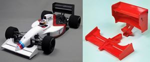 F1 ラジコンボディセット！ ZEN/ゼン Z0006L#F104W用レジェンドF1ボディF190タイプライトウェイト