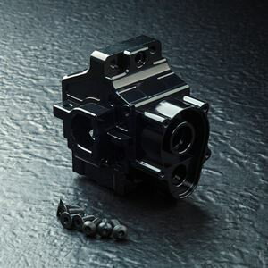 MRXアルミスパーギアボックスセット A/B (ブラック) 210665-1BK RCパーツ