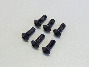 ヘックス鍋ビス スチール3×8 6本入 SB2308 RCパーツ