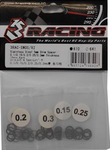 ���ƥ�쥹��������5mm���ॹ�ڡ����� 0.1/0.15/0.2/0.25/0.3mm�� ��10���� 3RAC-SW05/V2 RC�ѡ���