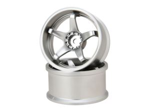 N-Type Drift Wheel/+8/Mat Silver GD043 RCパーツ