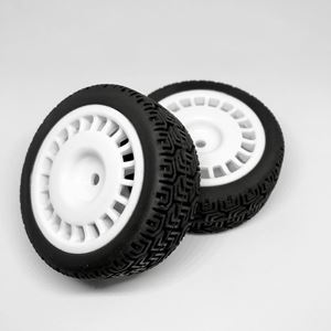 ハイグリップラリータイヤ&ホイール接着済（2個入） RTS-01H RCパーツ