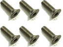 チタンヘックス皿ビス 6本入 3×10 STR-310 RCパーツ