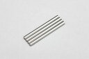 BD8用 インナーサスアームピン(φ3×42mm 4本入) B8-009B RCパーツ