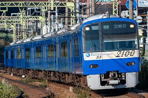 京急2100形（更新車・KEIKYU BLUE SKY TRAIN・20周年記念装飾）8両編成セット（動力付き） 50851 Nゲージ【予約】