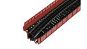 ユニトラック 単線デッキガーダー曲線鉄橋 R481-15°(朱) 20-470 Nゲージ
