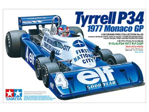1/20 タイレルP34 1977 モナコGP 20053 組み立て式プラモデル