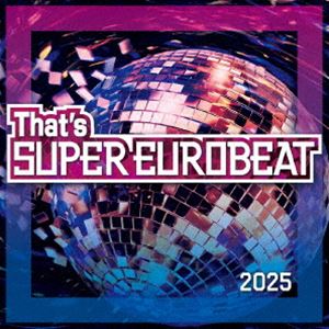 ザッツ スーパー ユーロビート 2025CD発売日2025/8/20詳しい納期他、ご注文時はご利用案内・返品のページをご確認くださいジャンル洋楽クラブ/テクノ　アーティスト（V.A.）キング・コング＆ディージャングル・ガールズデックスエスキモードナ・ルナニラ・バックマンアニカマイケル・フォーチュナティ収録時間73分54秒組枚数1関連キーワード：アルバム商品説明（V.A.） / THAT’S SUPER EUROBEAT 2025ザッツ スーパー ユーロビート 2025あの伝説の＜EUROBEAT＞コンピレーション『THAT’S　EUROBEAT』に収録された名曲が＜SUPER　EUROBEAT＞シリーズで復活！初収録音源もあり、マニア注目の禁断のシリーズが2023年に続いて好評のため2025年も発売！初期のレア音源がノンストップで復活！　（C）RS封入特典解説付／ライナーノーツ関連キーワード（V.A.） キング・コング＆ディージャングル・ガールズ デックス エスキモー ドナ・ルナ ニラ・バックマン アニカ マイケル・フォーチュナティ 収録曲目101.ブン・ブン・ダラー ＜Red Monster Mix＞(2:34)02.バン・バン・バン(2:49)03.ラヴ・アンド・ファンタジー(2:36)04.カモン・カモン(2:45)05.イーヴン・イフ・ユー・セイ(3:11)06.ヤング・ジェネレーション(3:16)07.ギヴ・ミー・アップ(2:55)08.ダンス・ユア・ラヴ・アウェイ(2:55)09.アイ・ビリーヴ・イン・ドリームス(3:31)10.ソー・メニー・メン・ソー・リトル・タイム(2:37)11.ハイ・エナジー(3:31)12.リーヴ・ミー・アローン(2:55)13.シークレッツ(3:18)14.ママ・ラジオ(3:55)15.メイク・アップ・ユア・マインド(2:36)16.シー・ハズ・ア・ウェイ(2:31)17.ダンシング・ヒーロー（イート・ユー・アップ）(2:25)18.イントゥ・ザ・ナイト(3:13)19.バイ・バイ・ベイビー(3:21)20.アップサイド・ダウン(2:57)21.ワン・ツー・スリー(2:29)22.イン・ザ・ネーム・オブ・ラヴ(2:25)23.チャオ(3:18)24.ウォーキング・アウェイ(2:56)25.エヴァー・アンド・エヴァー(2:43)商品スペック 種別 CD JAN 4988064637539 製作年 2025 販売元 エイベックス・ミュージック・クリエイティヴ登録日2025/06/20