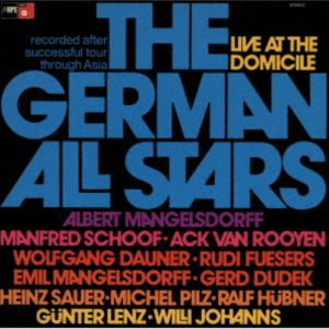 ジャーマンオールスターズ ライブ アット ザ ドミシルCD発売日2025/11/26詳しい納期他、ご注文時はご利用案内・返品のページをご確認くださいジャンルジャズ・フュージョン海外ジャズ　アーティストジャーマン・オールスターズマンフレート・ショーフ（tp）アック・ファン・ローヤン（tp）アルバート・マンゲルスドルフ（tb）ルディ・フューサース（tb）ミヒャエル・ピルツ（bcl、ss）エミル・マンゲルスドルフ（as）ハインツ・ザウアー（ts、ss）収録時間74分03秒組枚数1関連キーワード：アルバム商品説明ジャーマン・オールスターズ / ライヴ・アット・ザ・ドミシルライブ アット ザ ドミシルアジア・ツアーの成功後、ホームグラウンドであるミュンヘンのジャズ・クラブ「ドミシル」で繰り広げた至高のパフォーマンス。アルバート・マンゲルスドルフ、ウォルフガング・ダウナー、マンフレート・ショーフらが参加。　（C）RS録音：1971年7月11日 ドイツ※こちらの商品はインディーズ盤にて流通量が少なく、手配できなくなる事がございます。欠品の場合は分かり次第ご連絡致しますので、予めご了承下さい。封入特典解説付関連キーワードジャーマン・オールスターズ マンフレート・ショーフ（tp） アック・ファン・ローヤン（tp） アルバート・マンゲルスドルフ（tb） ルディ・フューサース（tb） ミヒャエル・ピルツ（bcl、ss） エミル・マンゲルスドルフ（as） ハインツ・ザウアー（ts、ss） 収録曲目101.アウト・オブ・リーチ(15:44)02.フィギュアズ(3:41)03.ゲボイデ(6:07)04.ハマーコップ(9:47)05.エピローグ(2:01)06.ヌギス(12:09)07.スウィート・ラメント(6:12)08.ホルンザルート(13:52)09.ホエン・ライツ・アー・ハイ(4:25)商品スペック 種別 CD JAN 4526180738541 製作年 2025 販売元 ウルトラ・ヴァイヴ登録日2025/10/08