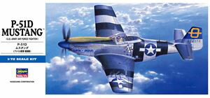 1/72 アメリカ軍 P-51D ムスタング D25 組み立て式プラモデル