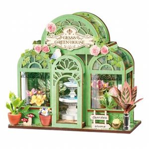 DIYミニチュアハウス Green Fountain Garden DS049 DIYキット
