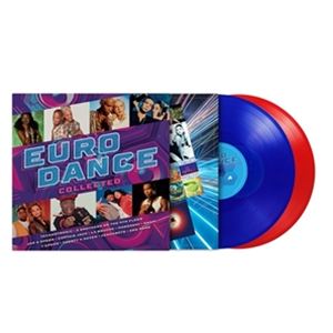 輸入盤 VARIOUS / EURODANCE COLLECTED （LP1 TRANSLUCENT BLUE ＆ LP2 TRANSLUCENT RED） 