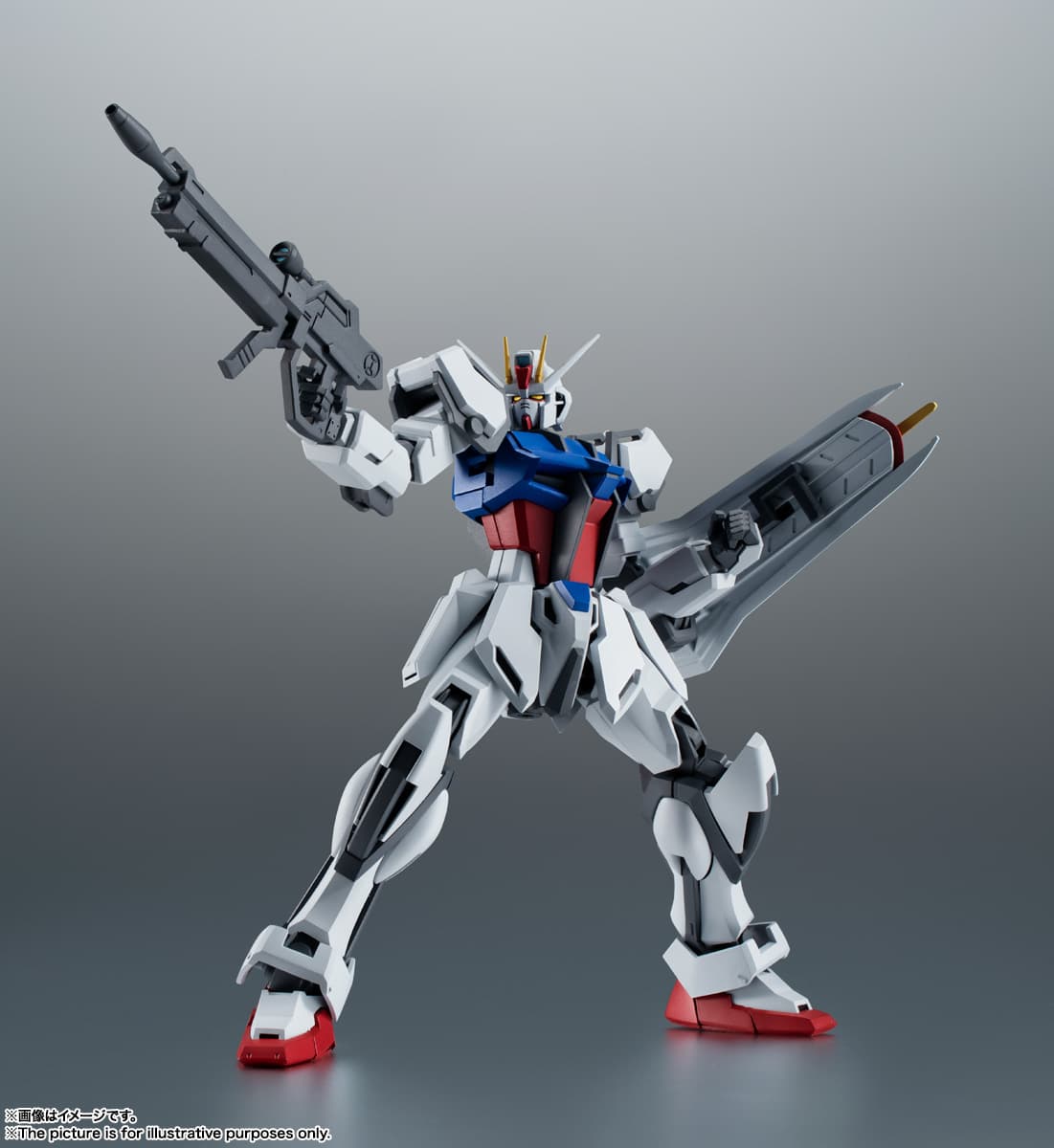 ROBOT魂 SIDE MS GAT-X105 ストライクガンダム ver. A.N.I.M.E. 塗装済み可動フィギュア