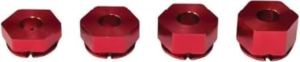 アルミ六角ハブNEO 厚み8mm レッド TP-645RE RCパーツ