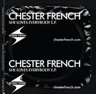 SHE LOVES EVERYBODY （EP）CD発売日2008/11/18詳しい納期他、ご注文時はご利用案内・返品のページをご確認くださいジャンル洋楽ラップ/ヒップホップ　アーティストチェスター・フレンチCHESTER FRENCH収録時間組枚数商品説明CHESTER FRENCH / SHE LOVES EVERYBODY （EP）チェスター・フレンチ / シー・ラヴス・エヴリバディ（EP）Pharrellのお墨付き!白人ロック・デュオ、Star Trakからデビュー!D.A.WallachとMaxwell Drummyの2一組、Chester French。ファレル曰く「初めて音を聴いた時、あまりの天才的センスにめまいがした。」と言う彼らのサウンドはファレルが惚れ込むのも無理はない!という位、ポップでオリジナリティー溢れるサウンド。2007年、ファレルが主催するレーベル、Star Trakとレコード・ディールを交わし、1年以上をかけて制作されたこの1stアルバム、「このアルバムは音楽の歴史を変えるよ。」とはファレルの弁。論より証拠!収録内容1. She Loves Everybody2. She Loves Everybody （Neptunes Remix）3. She Loves Everybody （Steve Aoki Remix）4. Wurlitzer Intelude5. Jimmy Choos6. Jimmy Choos （El-P Remix）関連キーワードチェスター・フレンチ CHESTER FRENCH 商品スペック 種別 CD 【輸入盤】 JAN 0602517894624登録日2012/02/08