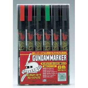Mr.HOBBY ガンダムマーカー ジオン軍6色セット GMS108