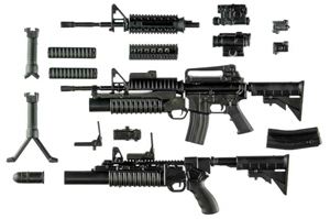 リトルアーモリー [LA100] M4A1&M203タイプ2.0 組み立て式プラモデル