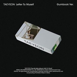 6TH MINI ALBUM ： LETTER TO MYSELF （GUMBOOK VER.） （LTD）NFC CHIP発売日2024/11/30詳しい納期他、ご注文時はご利用案内・返品のページをご確認くださいジャンル洋楽アジアンポップス　アーティストテヨンTAEYEON収録時間組枚数商品説明TAEYEON / 6TH MINI ALBUM ： LETTER TO MYSELF （GUMBOOK VER.） （LTD）テヨン / 6THミニ・アルバム：レター・トゥ・マイセルフ（ガムブック・ヴァージョン）（限定盤）少女時代のテヨン 6集ミニアルバムが、別形態でも発売決定!※75x30x15mm。Music NFC Chip（72x27mm）。※本商品はダウンロードカードです。収録内容1. Letter To Myself ＊Title2. Hot Mess3. Blue Eyes4. Strangers5. Blur6. Disaster関連キーワードテヨン TAEYEON 関連商品テヨン CD商品スペック 種別 NFC CHIP 【輸入盤】 JAN 8804775452666登録日2024/11/20