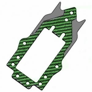 D5MRGA用グラファイトサーボプレート（グリーン） SAK-D554/GR RCパーツ