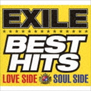 EXILE BEST HITS -LOVE SIDE／SOUL SIDE-CD発売日2012/12/5詳しい納期他、ご注文時はご利用案内・返品のページをご確認くださいジャンル邦楽J-POP　アーティストEXILE収録時間144分51秒組枚数5関連キーワード：RZCD-59275/6 エグザイル エグザイルベストヒッツ EXILEベストヒッツ ベストヒッツ ラブサイド ソウルサイド ベストアルバム ベスト アルバム BEST商品説明EXILE / EXILE BEST HITS -LOVE SIDE／SOUL SIDE-（初回生産限定／2CD＋3DVD）EXILE BEST HITS -LOVE SIDE／SOUL SIDE-2001年にシングル「Your eyes only〜曖昧なぼくの輪郭〜」でデビューを果たしたボーカル＆ダンスユニットEXILE。03年、“ZOO”のカバー曲「Choo Choo TRAIN」が大ヒットを記録、08年の“EXILE PERFECT YEAR 2008”ではベストアルバム3枚のリリースや“日本レコード大賞”“日本有線大賞”など、計15冠を達成し名実ともに日本を代表するトップアーティストに。09年には弟分ユニット“J Soul Brothers”を新メンバーとして迎え入れ総勢14人の大型ユニットへと進化を遂げた。今作は「愛」が詰まったバラードベスト＆「魂」が詰まったダンス＆キャッチーベストの豪華2枚組ベストアルバム。初回生産限定盤／2CD＋3DVD／超豪華ブリスターパッケージ＆スリーブ仕様／映像特典収録／同時発売初回生産限定2DVD付商品はRZCD-59277、通常CDのみ商品はRZCD-59279／通常2DVD商品はRZCD-59301封入特典EXILE TRIBEサーキット・キャンペーン応募用シリアルナンバー封入（初回生産分のみ特典）関連キーワードEXILE 収録曲目101.道(4:40)02.もっと強く(7:15)03.あなたへ(4:55)04.願い -Album ver.-(4:12)05.愛すべき未来へ(4:57)06.ふたつの唇(5:01)07.Ti Amo(5:46)08.I Believe(4:59)09.Lovers Again(4:40)10.ただ…逢いたくて(5:52)11.運命のヒト -Orchestra Version-(5:27)12.優しい光(4:24)13.あの空の星のように…(5:02)14.Bloom(6:04)201.道 ［Video Clip］02.もっと強く ［Video Clip］03.あなたへ ［Video Clip］04.願い ［Video Clip］05.愛すべき未来へ ［Video Clip］06.ふたつの唇 （完全版） ［Video Clip］07.Ti Amo ［Video Clip］08.I Believe ［Video Clip］09.Lovers Again ［Video Clip］10.ただ…逢いたくて ［Video Clip］11.優しい光 ［Video Clip］12.あの空の星のように… ［Video Clip］13.Bloom ［Video Clip］14.Bloom （Making） ［Making］301.Sun is rising again(1:40)02.Rising Sun(4:56)03.ALL NIGHT LONG(4:25)04.BOW ＆ ARROWS(5:14)05.I Wish For You(5:06)06.Each Other’s Way 〜旅の途中〜(3:51)07.VICTORY(5:26)08.24karats STAY GOLD(5:30)09.FIREWORKS(5:20)10.時の描片 〜トキノカケラ〜(4:58)11.Everything(4:43)12.Someday(4:42)13.Choo Choo TRAIN(4:44)14.銀河鉄道999(4:28)15.24karats TRIBE OF GOLD(6:18)...他関連商品EXILE CD商品スペック 種別 CD JAN 4988064592753 製作年 2012 販売元 エイベックス・ミュージック・クリエイティヴ登録日2012/10/12