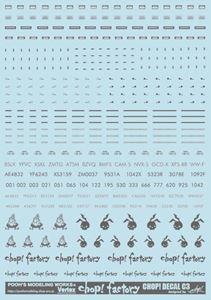 CDC-03DG Vertex チョップデカールC3 ダークグレー 45179 デカール