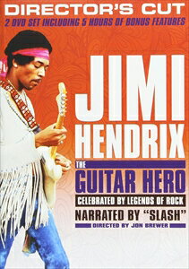 JIMI HENDRIX ： THE GUITAR HERO - DIRECTOR’S CUTBLU-RAY発売日2013/9/23詳しい納期他、ご注文時はご利用案内・返品のページをご確認くださいジャンル音楽洋楽ロック　監督出演ジミ・ヘンドリックスJIMI HENDRIX収録時間組枚数商品説明JIMI HENDRIX / JIMI HENDRIX ： THE GUITAR HERO - DIRECTOR’S CUTジミ・ヘンドリックス / ギター・ヒーロー：ディレクターズ・カットJimi Hendrix Forever!2010年9月にリリースされファンを喜ばせたロキュメンタリーがヴォリューム・アップ＆字幕を追加して再々登場!自称ジミヘン・ファンはマスト・ウォッチ・アゲインです!こちらは映像も音声もHQなBlu-ray版!収録内容は同じ、Discは1枚となります!!こちらも字幕（本編部分のみ）を追加した修正版です。関連商品ジミ・ヘンドリックス映像作品商品スペック 種別 BLU-RAY 【輸入盤】 JAN 0602537485802登録日2013/09/06