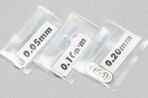 φ6.0 ステンレススペーサーシム 0.05mm/0.10mm/0.20mm 各10枚入 ZC-S60SA RCパーツ