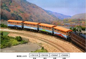 マイクロエース Nゲージ JR東日本トラ90000 トロッコ列車 高崎運転所 4両セット A1475