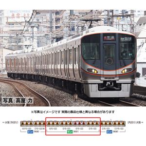JR西日本323系通勤電車(大阪環状線)増結セット(4両) 98581 Nゲージ