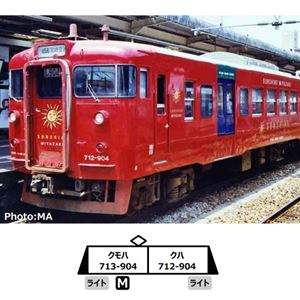 JR九州713系900番代 サンシャイン 2両セット A1276 Nゲージのサムネイル