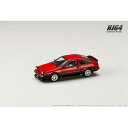 1/64 TOYOTA SPRINTER TRUENO 後期型 JDM Style レッド/ブラック HJ645052RB 完成品ミニカー