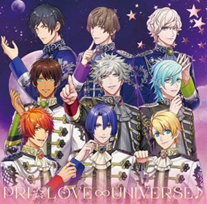 ウタノ プリンスサマッ オール スター ステージテーマソングシーディー プリ ラブ ユニバースCD発売日2024/2/28詳しい納期他、ご注文時はご利用案内・返品のページをご確認くださいジャンルアニメ・ゲームゲーム音楽　アーティスト（ゲーム・ミュージック）一十木音也（CV.寺島拓篤）聖川真斗（CV.鈴村健一）四ノ宮那月（CV.谷山紀章）一ノ瀬トキヤ（CV.宮野真守）神宮寺レン（CV.諏訪部順一）来栖翔（CV.下野紘）愛島セシル（CV.鳥海浩輔）収録時間30分01秒組枚数1関連キーワード：utapri うたのプリンスさまっ うたのプリンスさま うたプリ ウタプリ うたぷり商品説明（ゲーム・ミュージック） / うたの☆プリンスさまっ♪ ALL STAR STAGEテーマソングCD 「PRI☆LOVE∞UNIVERSE♪」（Ver.A）ウタノ プリンスサマッ オール スター ステージテーマソングシーディー プリ ラブ ユニバースST☆RISH、QUARTET　NIGHT、HE★VENSの総勢18名で歌う『ALL　STAR　STAGE』テーマソングが登場！楽曲はST☆RISH、QUARTET　NIGHT、HE★VENSの総勢18名で歌う新曲「PRI☆LOVE∞UNIVERSE♪」に、各グループ歌唱Ver．を加えた計4曲を収録！ジャケットビジュアルは、グループの垣根を超えたメンバーシャッフルのVer．A／Ver．Bの2種展開。Ver．Aは、音也、真斗、翔、セシル、蘭丸、藍、綺羅、瑛二、シオンの9名が登場。　（C）RSVer.A／同時発売Ver.BはQECB-128封入特典アナザージャケットカード（全9種 ランダムで1枚封入）（初回生産分のみ特典）関連キーワード（ゲーム・ミュージック） 一十木音也（CV.寺島拓篤） 聖川真斗（CV.鈴村健一） 四ノ宮那月（CV.谷山紀章） 一ノ瀬トキヤ（CV.宮野真守） 神宮寺レン（CV.諏訪部順一） 来栖翔（CV.下野紘） 愛島セシル（CV.鳥海浩輔） 収録曲目101.PRI☆LOVE∞UNIVERSE♪(5:21)02.PRI☆LOVE∞UNIVERSE♪ -HE★VENS Ver.-(3:12)03.PRI☆LOVE∞UNIVERSE♪ -QUARTET NIGHT Ver.-(3:12)04.PRI☆LOVE∞UNIVERSE♪ -ST☆RISH Ver.-(3:12)05.PRI☆LOVE∞UNIVERSE♪ （off vocal）(5:21)06.PRI☆LOVE∞UNIVERSE♪ -HE★VENS Ver.- （off vocal）(3:12)07.PRI☆LOVE∞UNIVERSE♪ -QUARTET NIGHT Ver.- （off vocal(3:12)08.PRI☆LOVE∞UNIVERSE♪ -ST☆RISH Ver.- （off vocal）(3:13)商品スペック 種別 CD JAN 4988003627867 製作年 2023 販売元 キングレコード登録日2023/12/20