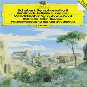 樂天商城 - ジュゼッペ・シノーポリ、フィルハーモニア管 / シューベルト：交響曲 第8番 ≪未完成≫／メンデルスゾーン：交響曲 第4番 ≪イタリア≫ [CD]
