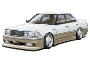 1/24 ザ・チューンドカー No.86 インシュランス UZS131 クラウン ’89（トヨタ） 組み立て式プラモデル