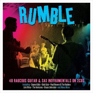 RUMBLE2CD発売日2018/2/9詳しい納期他、ご注文時はご利用案内・返品のページをご確認くださいジャンル洋楽ロック　アーティストヴァリアスVARIOUS収録時間組枚数商品説明VARIOUS / RUMBLEヴァリアス / ランブル収録内容［Disc 1］1. Rumble - Link Wray ＆ His Ray Men2. Space Guitar - Young John Watson3. Rockin’ Rebel - The Strangers4. When Johnny Come Slidin’ Home - Hollywood Vines5. The Rocket Man - The Spotnicks6. Twenty Thousand Leagues - The Champs7. Stampede - The Scarlets8. The Whip - The Frantics9. Orbit （The Spy） - Paul Revere ＆ The Raiders10. Pigmy - Baby Sticks ＆ The Kingtones11. Sabre Dance - Jan Davis12. The Grissle - The Hawks13. The Ghost Hop - The Surfmen14. Week End - The Kingsmen15. Underwater - The Frogmen16. Boss - The Rumblers17. Late Date - The Parkays18. Do The Surfer Stomp （Part Two） - Bruce Johnston19. Shake ‘N’ Stomp - Dick Dale20. Bonfire （Part One） - Ronny Kay［Disc 2］1. El Toro - The Surfmen2. Thunder - The Storms3. Supersonic - Billy Mure’s Super-Sonic Guitars4. The Wild Bird - The Jive-A-Tones5. Green Mosquito - Tune Rockers6. Jack The Ripper - Link Wray7. Entry Of The Gladiators - Nero ＆ The Gladiators8. Lowdown - The Champs9. Rebel Rouser - Duane Eddy10. Bongo Rock - The Jetstreams11. Misirlou - Dick Dale ＆ the Del-Tones12. Moon Dawg! - The Gamblers13. Galloping Guitars - The Spotnicks14. Boogie Guitar - The Fabulous Cyclones15. Zig Zag - The Ramrods16. Church Key - The Revels17. Hill Stomp - The Strangers18. Quite A Party - The Fireballs19. The 2000 Pound Bee （Part One） - The Ventures20. The 2000 Pound Bee （Part Two） - The Ventures関連キーワードヴァリアス VARIOUS 商品スペック 種別 2CD 【輸入盤】 JAN 5060143496912登録日2018/02/22